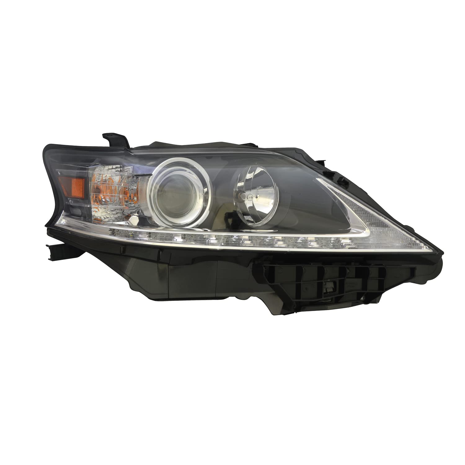 Right TYC Headlight Assembly Compatible with 2013-2015 Lexus RX350