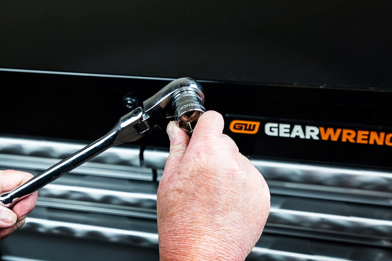 120XP GEARWRENCH 1/4" Drive Flex Head Teardrop Ratchet 6-3/4" | 81012P