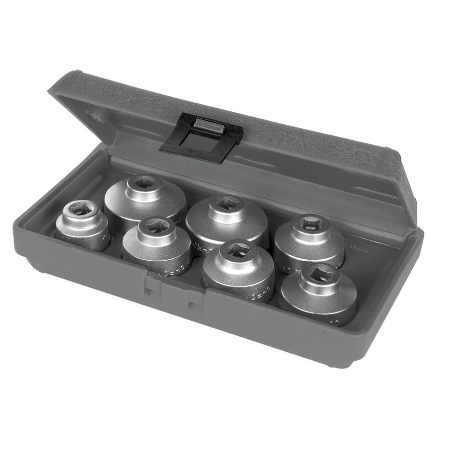 W54085 Performance Tool Oil Cartridge Socket Set (24, 27, 29, 30, 32, 36 and 38mm Sizes)