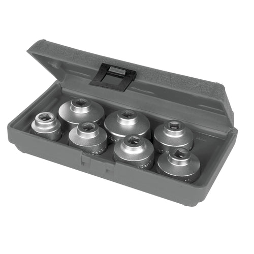 W54085 Performance Tool Oil Cartridge Socket Set (24, 27, 29, 30, 32, 36 and 38mm Sizes)