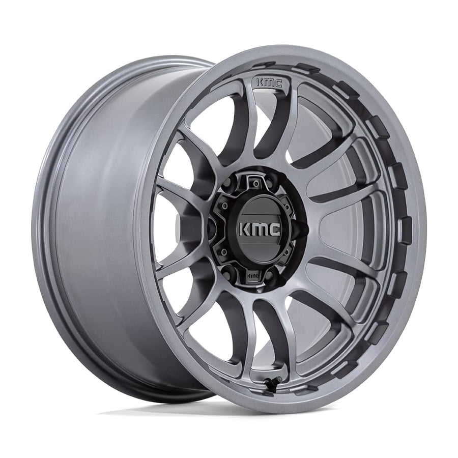 KMC 17x8.5 KM727 Wrath Gunmetal Wheel Rim +0mm 6x5.5" Inch KM727AX17856800