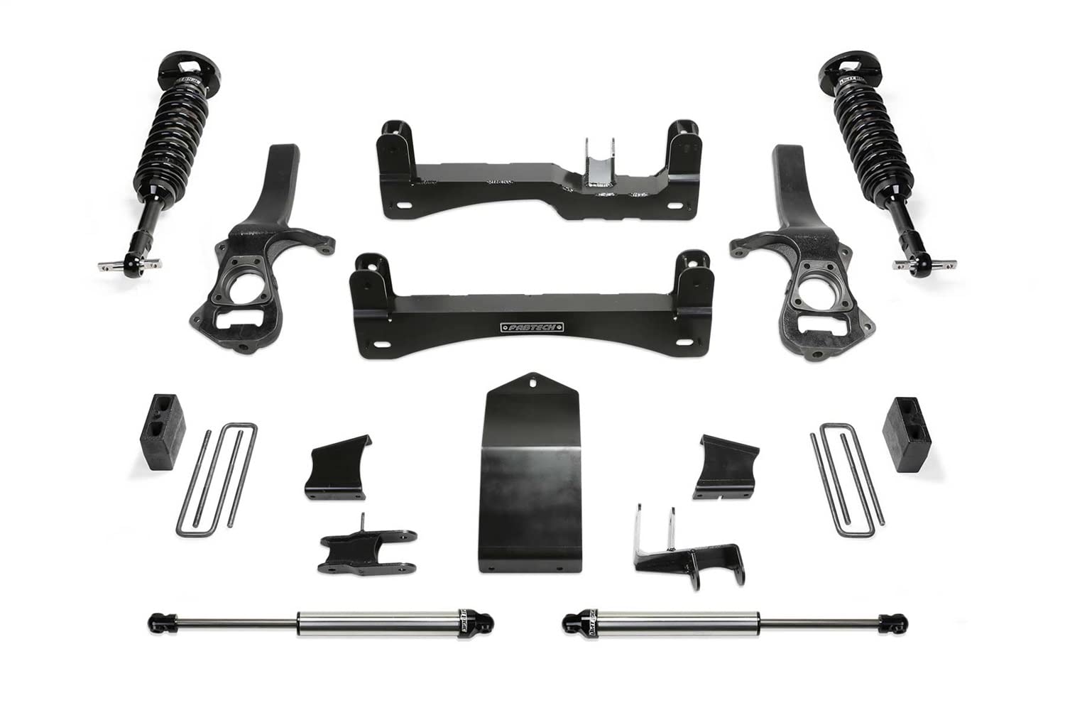 Fabtech Performance K1133DL Lift System w/Shocks 6 in. Lift Incl. Front Non Reservoir Coilovers And Rear Dirt Logic Shocks Lift System w/Shocks