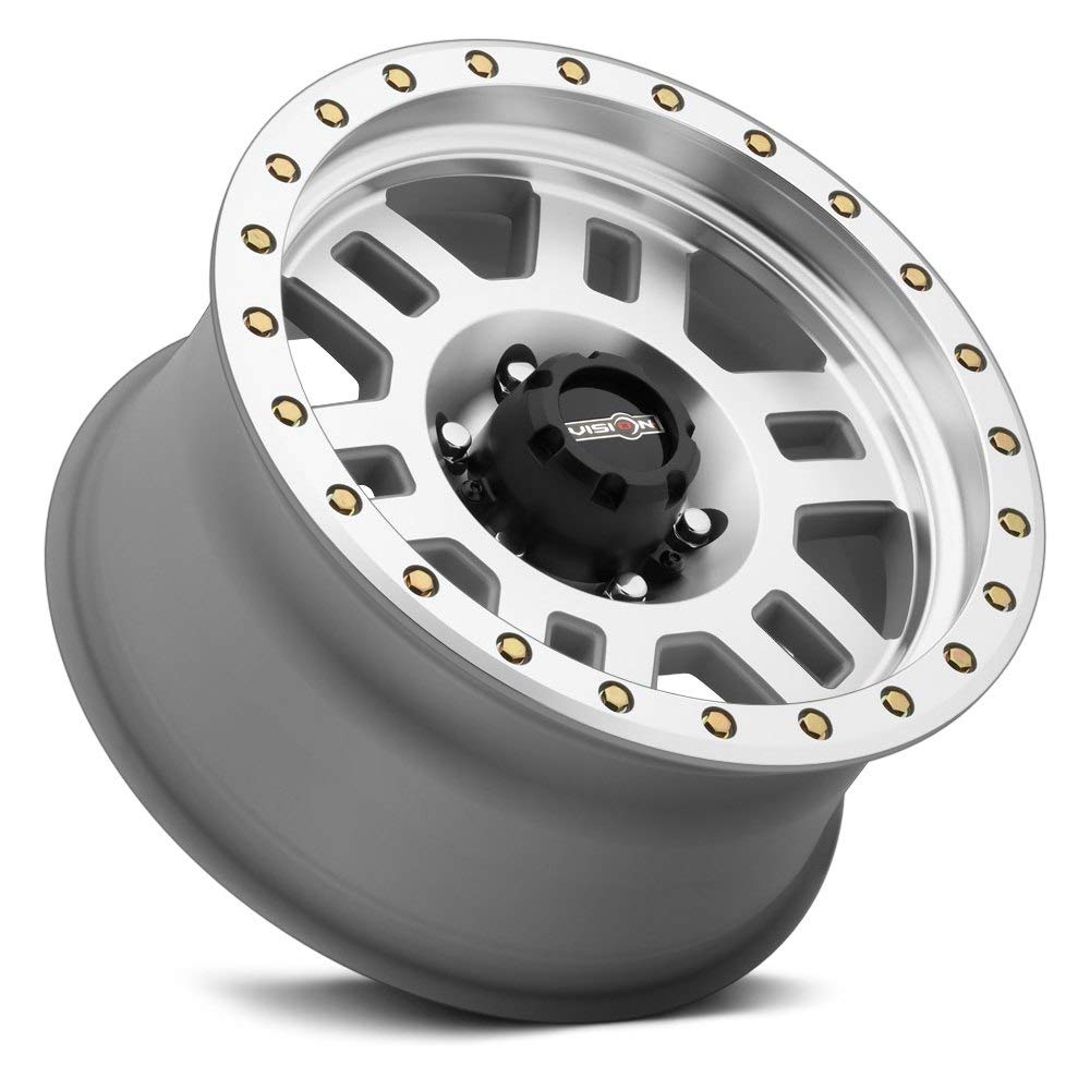 398 Manx Beadlock Vision 17x8.5 5x5.5" -15mm Machined Wheel Rim 17" Inch