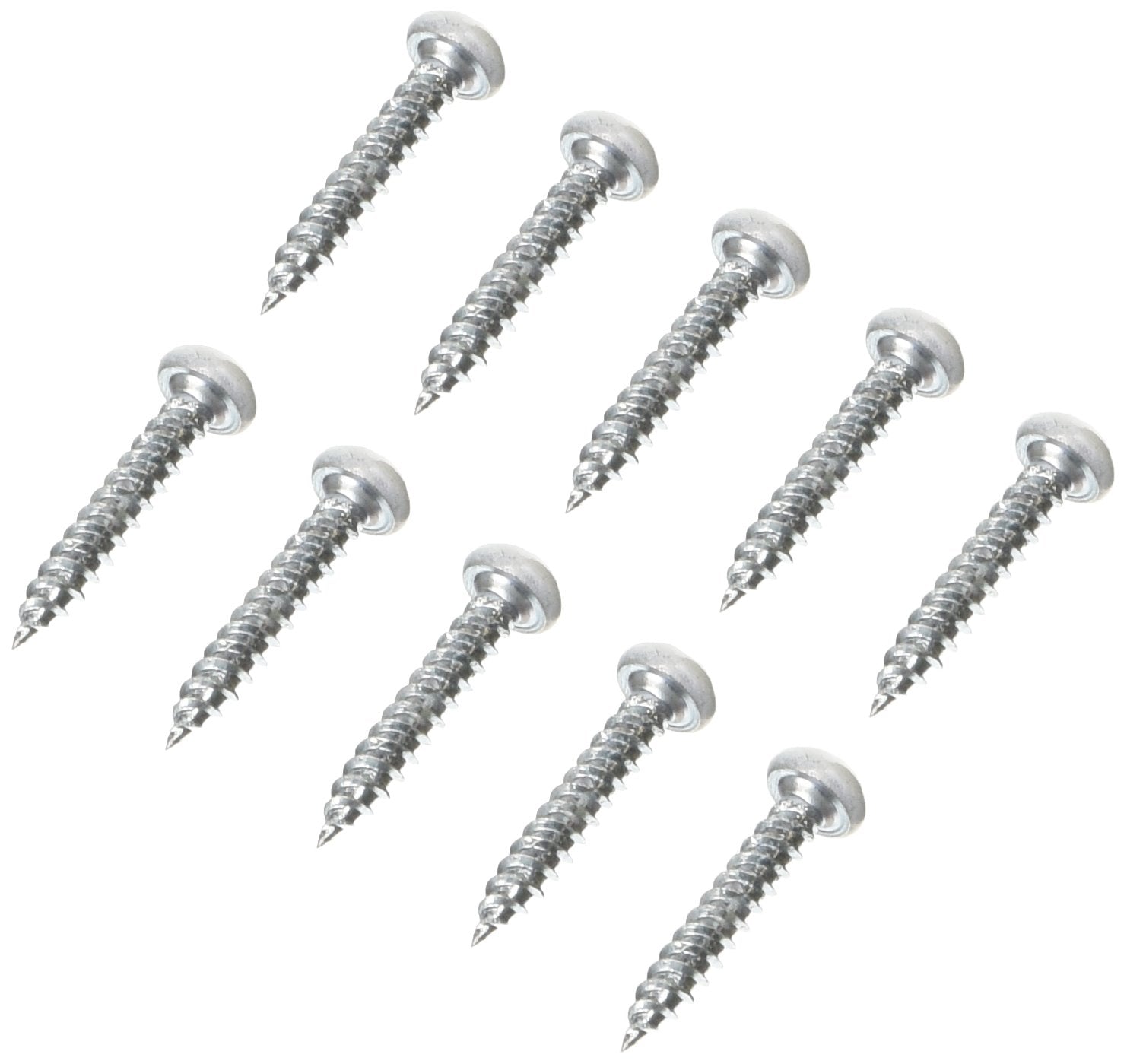 AP Products 012-PSQ500W 1" Square Polar White 8X1 Recessed Pan Head Screw, (Pack of 500)