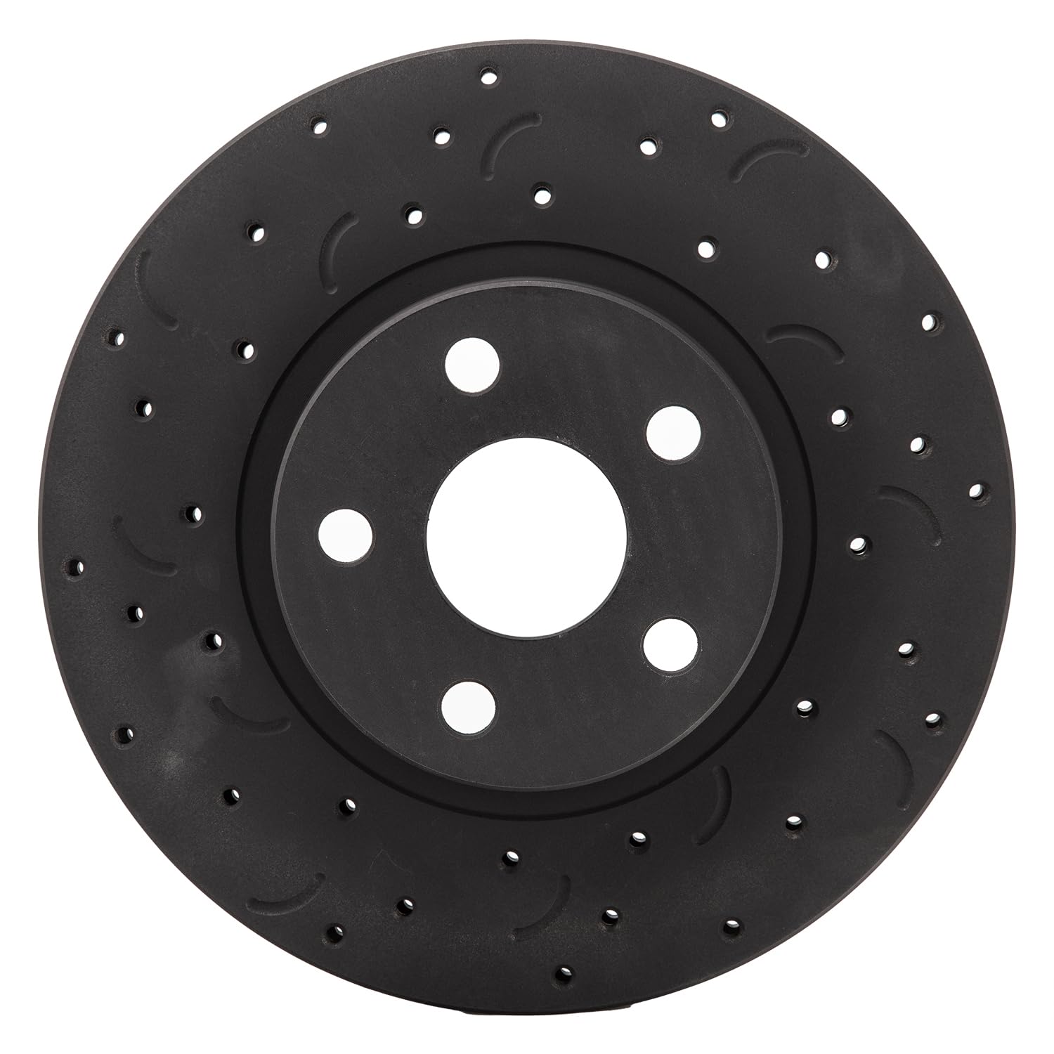 Talon Cross-Drilled and Slotted Vented Rotor, Hawk Performance Brakes, 10.83 in. Diameter, 1.94 in. Height