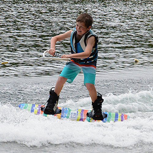 RAVE Sports Impact Jr. Wakeboard and Youth Bindings Package for Kids, Teens, Young Adults for All Skill Levels; Easy to Learn and Use