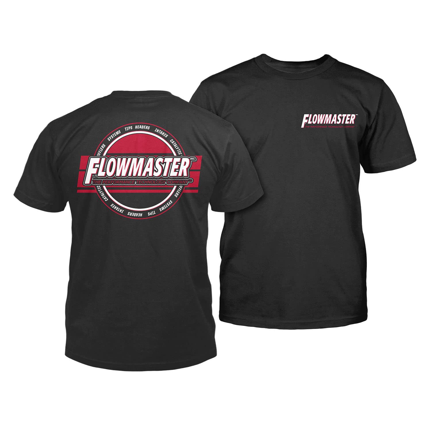 Black Flowmaster 610355 T-Shirt - Adult 3XL