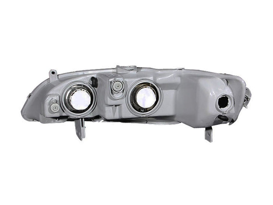 Honda Accord Anzo USA 121052 Crystal Black Headlight Assembly - (Sold in Pairs)