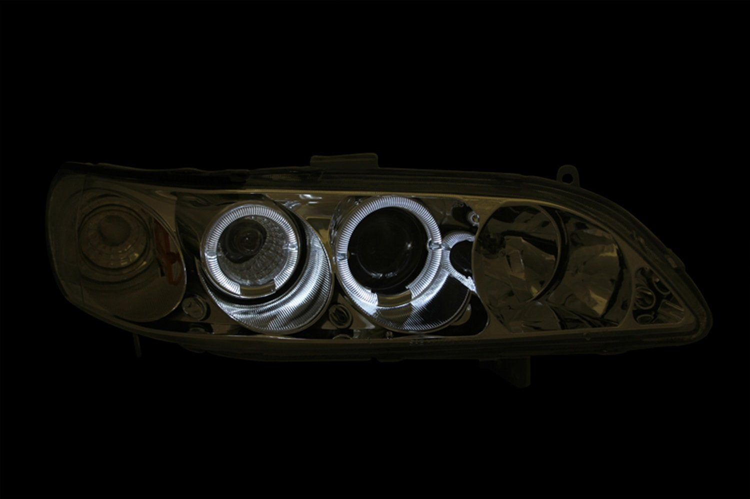Honda Accord Anzo USA 121054 Projector with Halo Chrome Headlight Assembly - (Sold in Pairs)