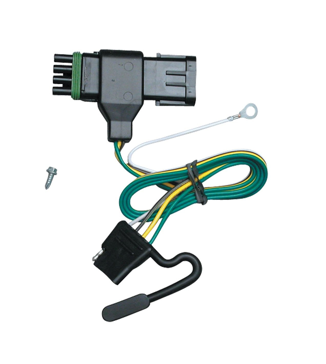 T-One Tekonsha 118315 Harness,4-Way Flat,Black Connector