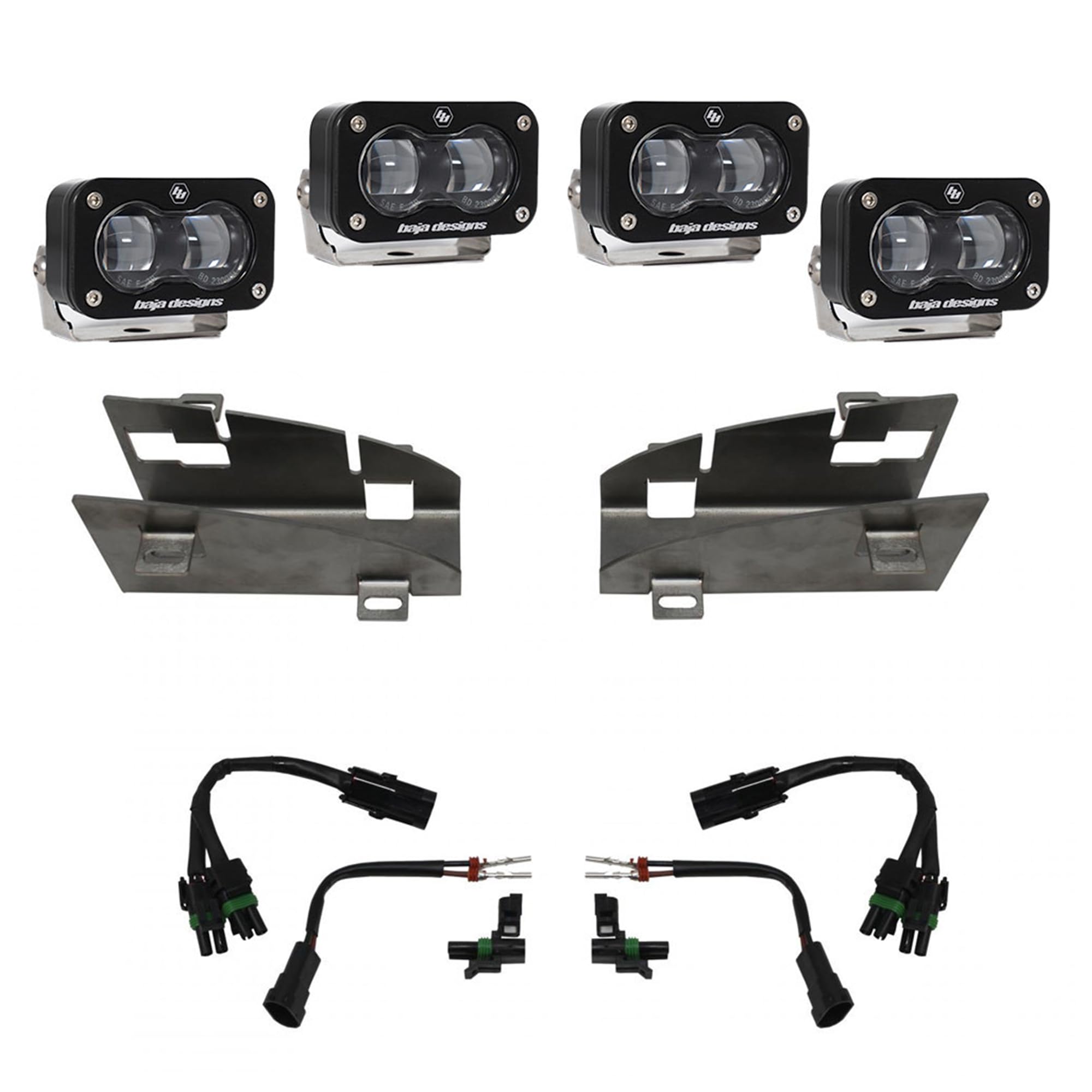 Baja Designs Dual Fog S2 Pocket Light Kit for Dodge Ram Rebel TRX 2019+