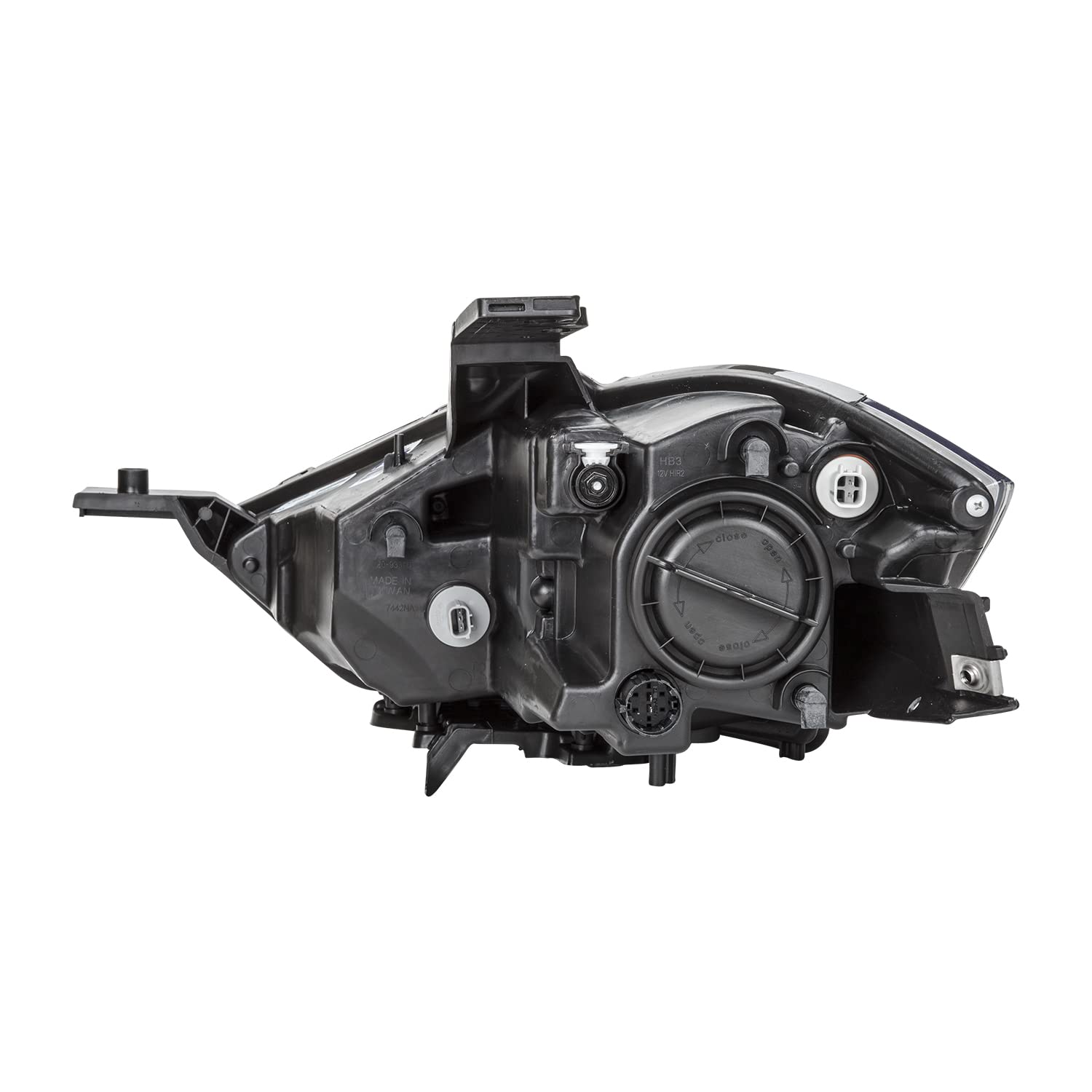 Right TYC Headlight Assembly Compatible with 2013-2015 Dodge Dart