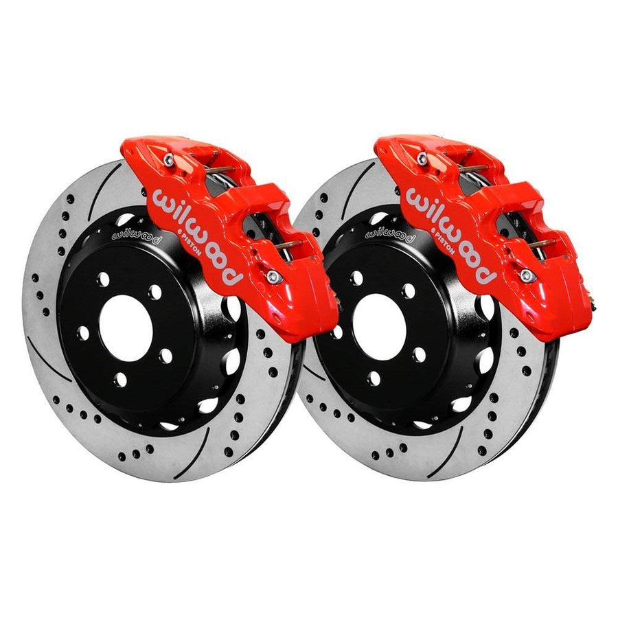 Front AERO6 Hat Kit,14.00, Drilled, Red
