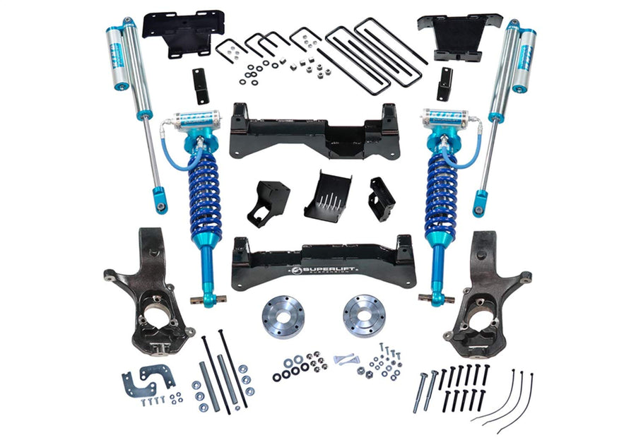 SUPERLIFT REALTRUCK SUSPENSION 8" Lift Kit for Silverado/Sierra | Complete Lift Kit with King 2.0 Coilovers | K919KG | Fits 2007-2016 Chevrolet Silverado/GMC Sierra 1500 4WD w/ OE Cast Steel Arms