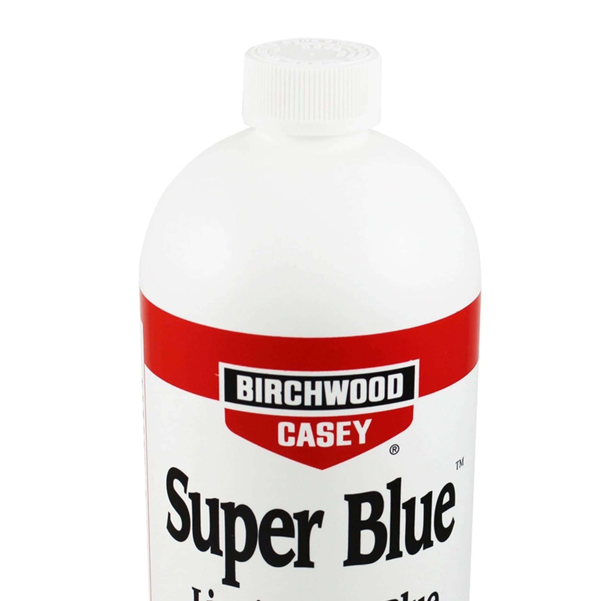 Birchwood Casey Liquid Gun Blue Super Blue with Double Strength Design for Rifles, Pistols, Revolvers, Shotguns, and Other Firearms, Blue