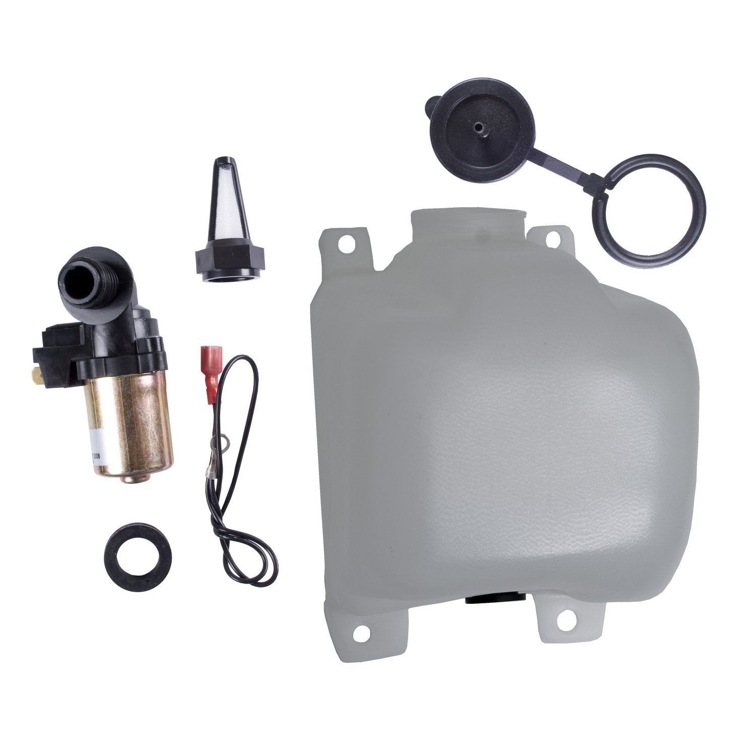 19107.03 | Omix-Ada | Windshield Washer Fluid Reservoir Kit, Pump/Filter | OE Reference: 3211338 | Fits 1972-1986 Jeep CJ