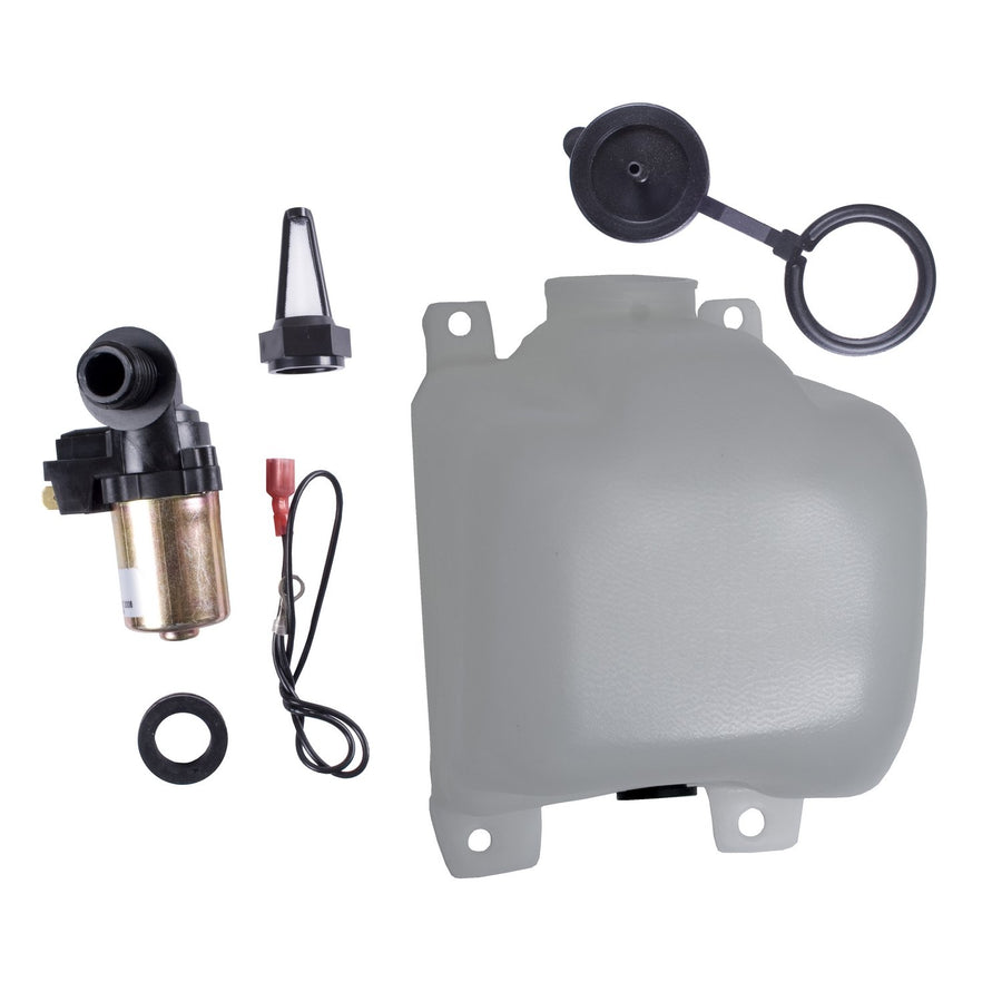 19107.03 | Omix-Ada | Windshield Washer Fluid Reservoir Kit, Pump/Filter | OE Reference: 3211338 | Fits 1972-1986 Jeep CJ