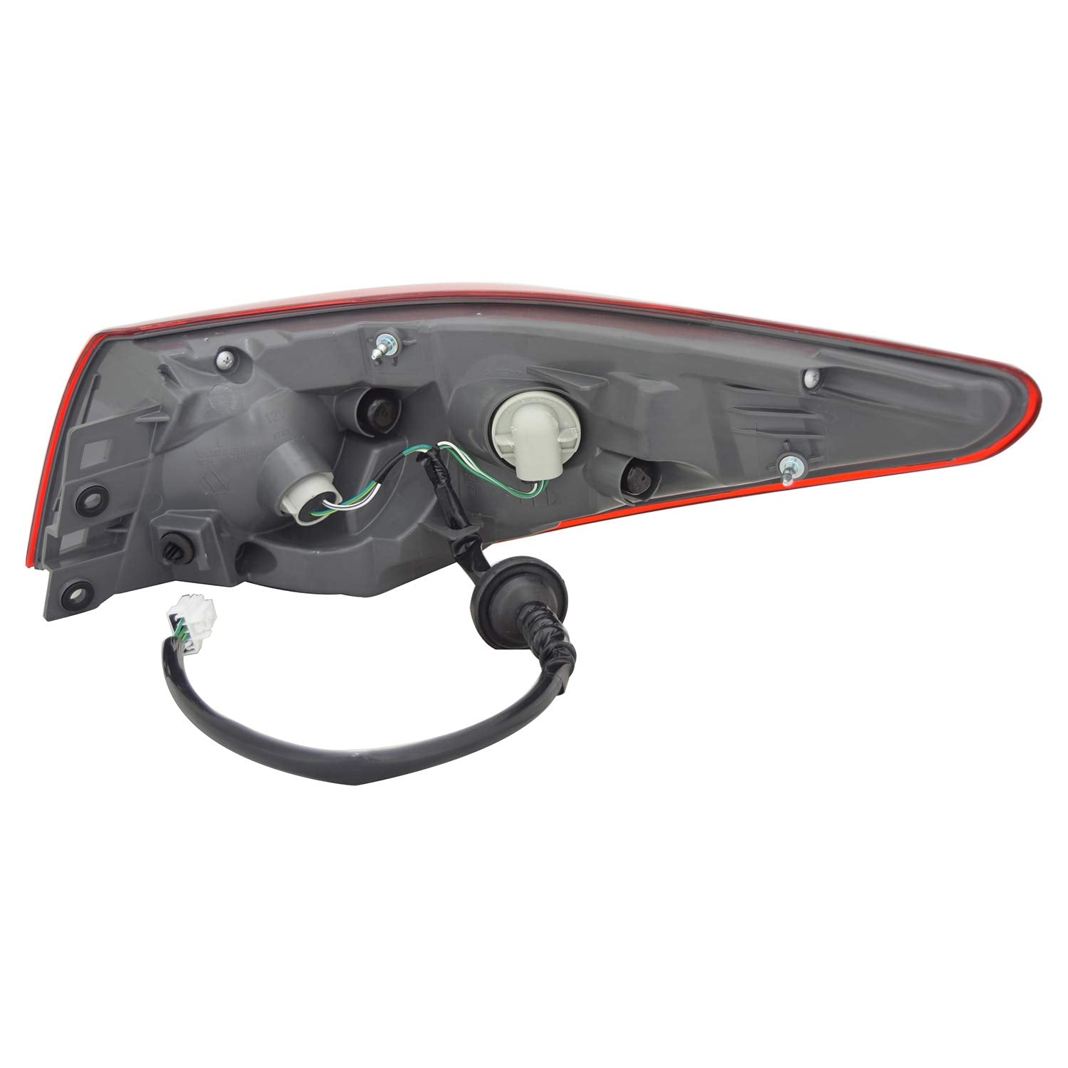 Left TYC Tail Light Assembly Compatible with 2014-2015 Infiniti Q50