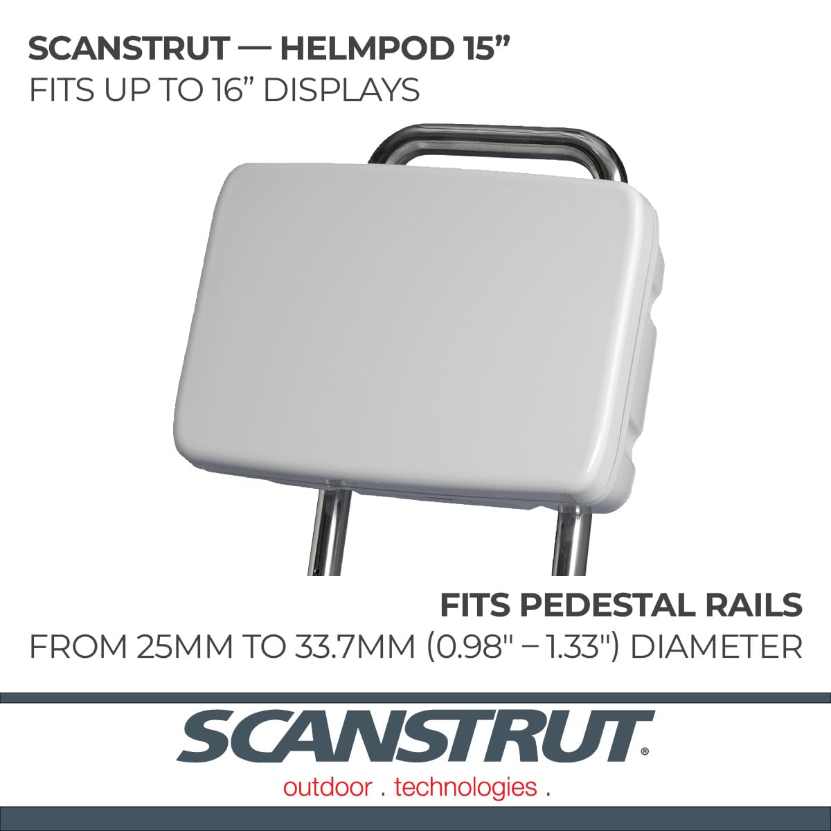 Scanstrut Helm Pod SPH-15-W for displays up to 15" ScanPod