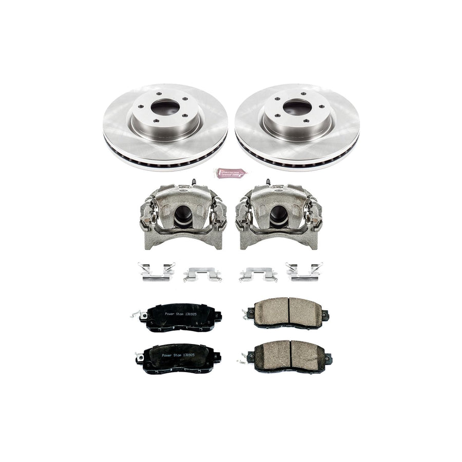 Power Stop KCOE6494 1-Click OE Replacement Brake Kit with Calipers For Nissan Altima Autospecialty 2013-2021 [Model Specific]