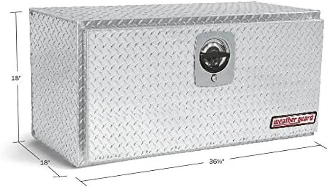 636002 WEATHER GUARD Underbed Tool Box, Aluminum