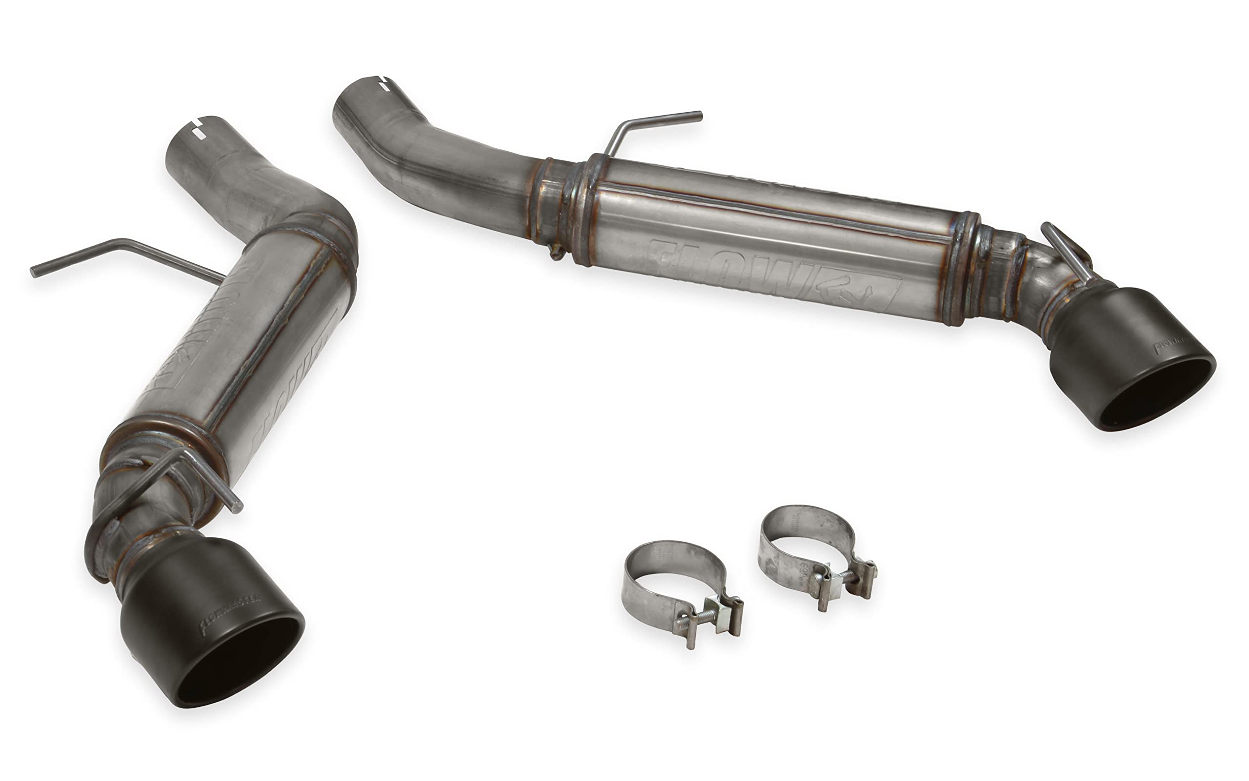 Flowmaster FlowFX 717828 Axle-Back Exhaust Kit 3 Inch 409 Stainless Steel 4.5 Black Ceramic Coated 304 Stainless Steel Tips Compatible with 2016-2024 Chevy Camaro SS 6.2L
