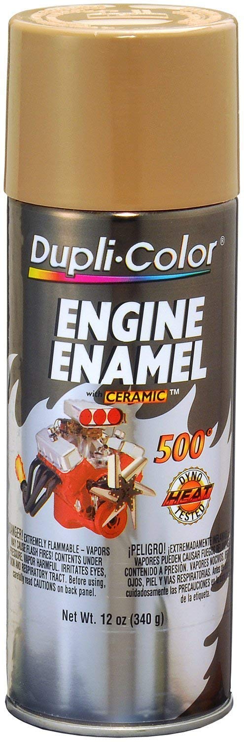 Engine Enamel Spray Paint Dupli-Color with Ceramic - Cummins Beige - 12 oz Aerosol Can