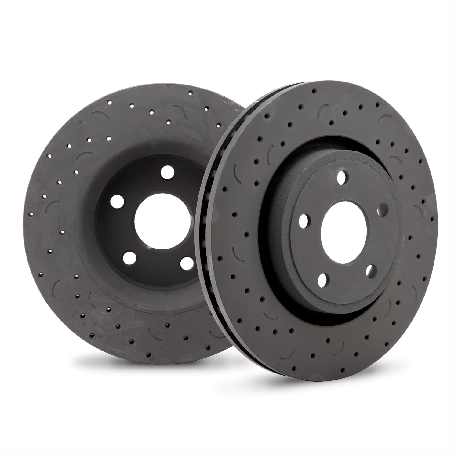 Hawk Performance Talon Rotors Cross-Drilled and Slotted HTC4201