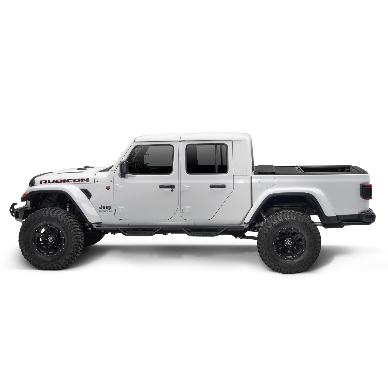 Rugged Ridge Retractable Armis Tonneau Cover w/ Max Track for Jeep Gladiator JT | Weather Resistant, Full Bed Access | 13550.36 | Fits 2020-2025 Jeep Gladiator JT w/o Trail Rails