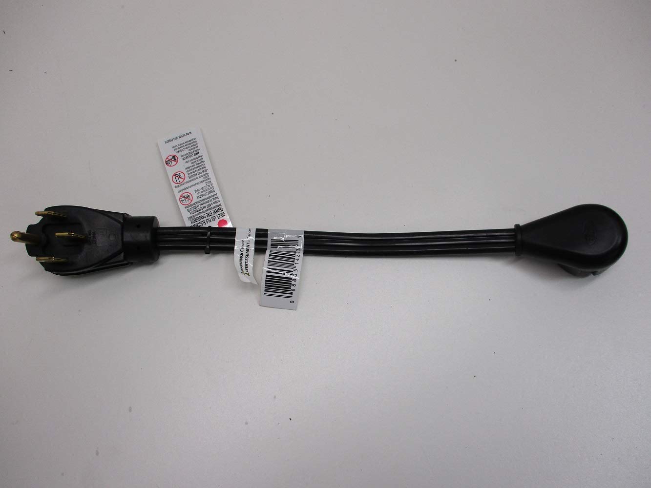 Generator Pigtail Power Cord Arcon 14243 30-Amp Female to 50-Amp Male Flat Wire, 18-Inch