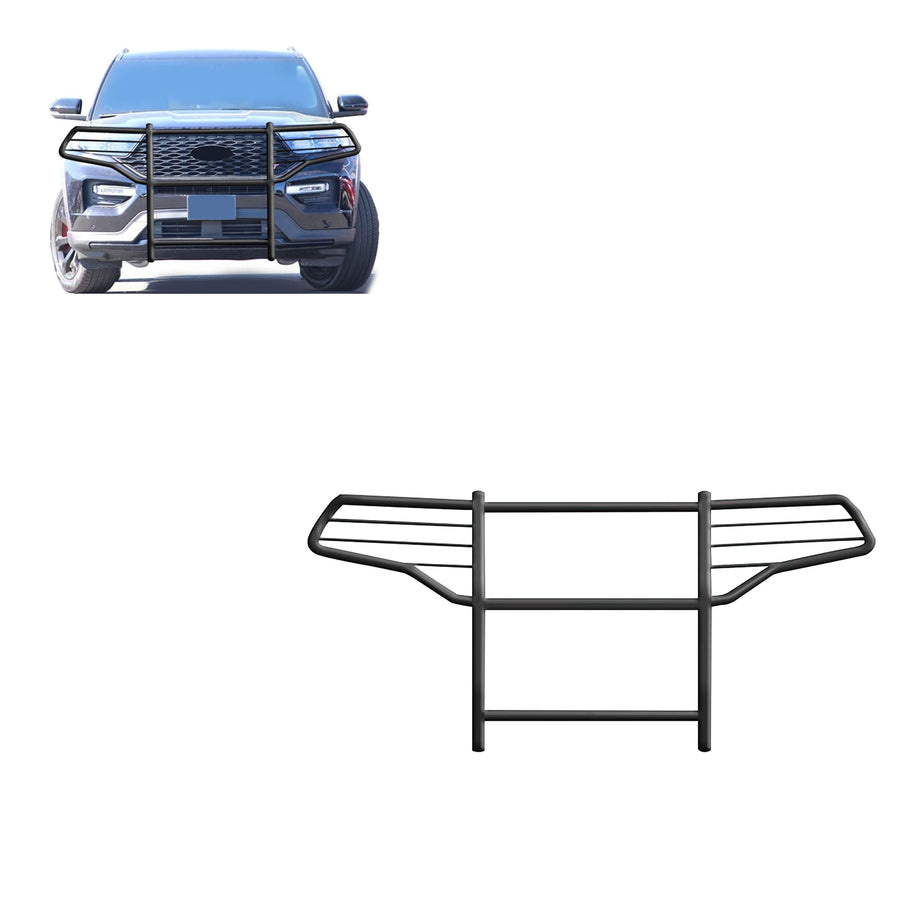 Bumper Guard Black Horse Grille brush Modular Compatible with 2020-2024 Ford Explorer-17FJ31MA
