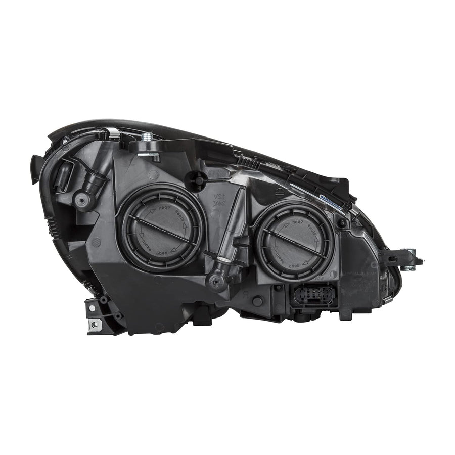 Left TYC Headlight Assembly Compatible with 2012-2014 Mercedes Benz C-Class