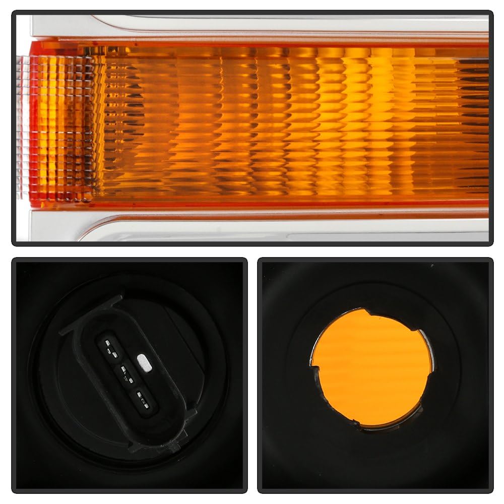 Ford F150 21-23 Spyder (POE) Halogen Headlight - Low Beam-H11(Included) ; High Beam-HB3(Included) ; Signal-WY21W(Not Included) - OE Left