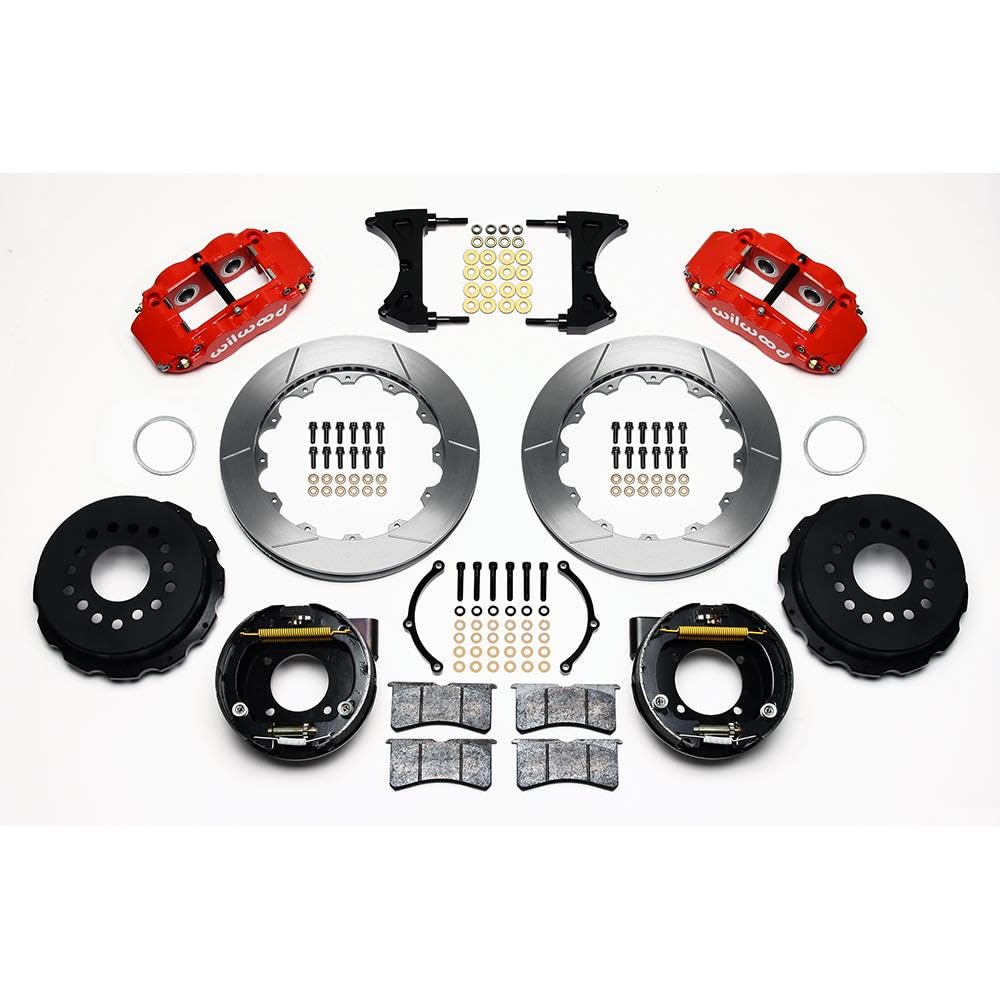 Rear FNSL4R P-Brk Kit,12.88", Red
