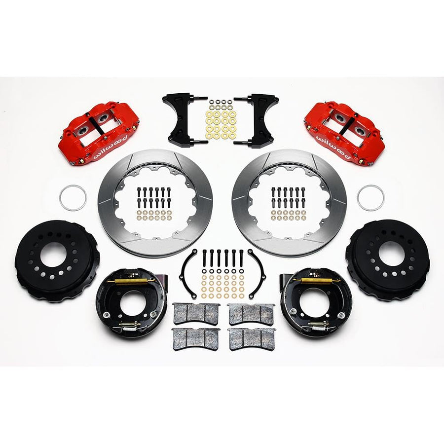 Rear FNSL4R P-Brk Kit,12.88", Red