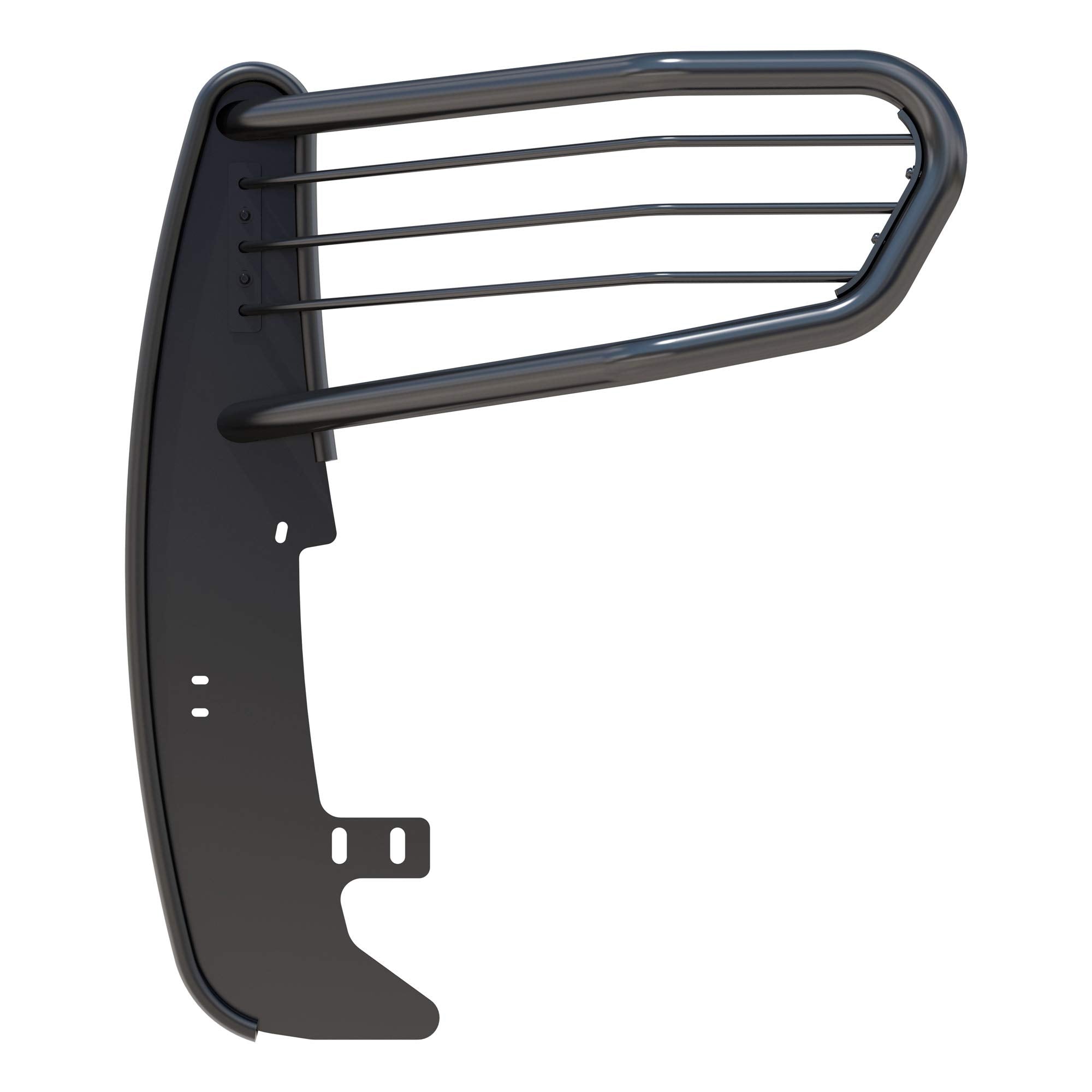 Black Steel Aries 5060 1-1/2-Inch Grille Guard, No-Drill, Select Ram 1500