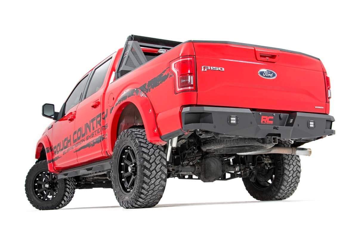 Rough Country Rear Heavy Duty LED Bumper for 2015-2020 Ford F-150-10771