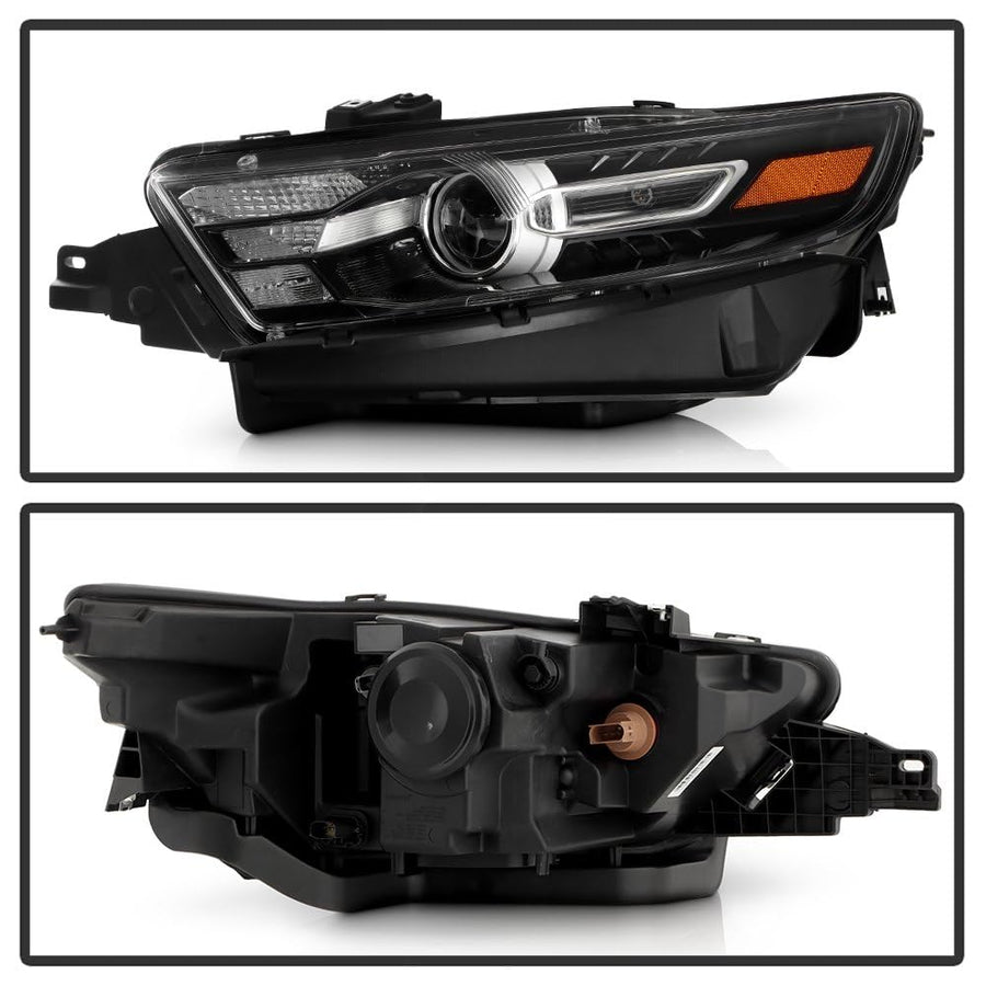 Ford Taurus Spyder (OE) 13-19 w/Black Bezel HID (Bulbs and Ballast Not Included) Headlight - OE Black Left