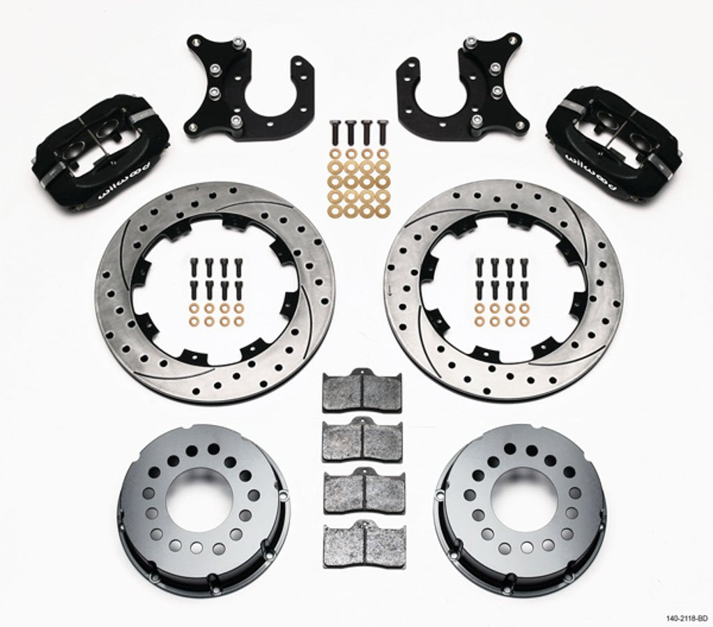 Forged Dynalite Pro Series Wilwood Rear Brake Kit 140-2118-BD