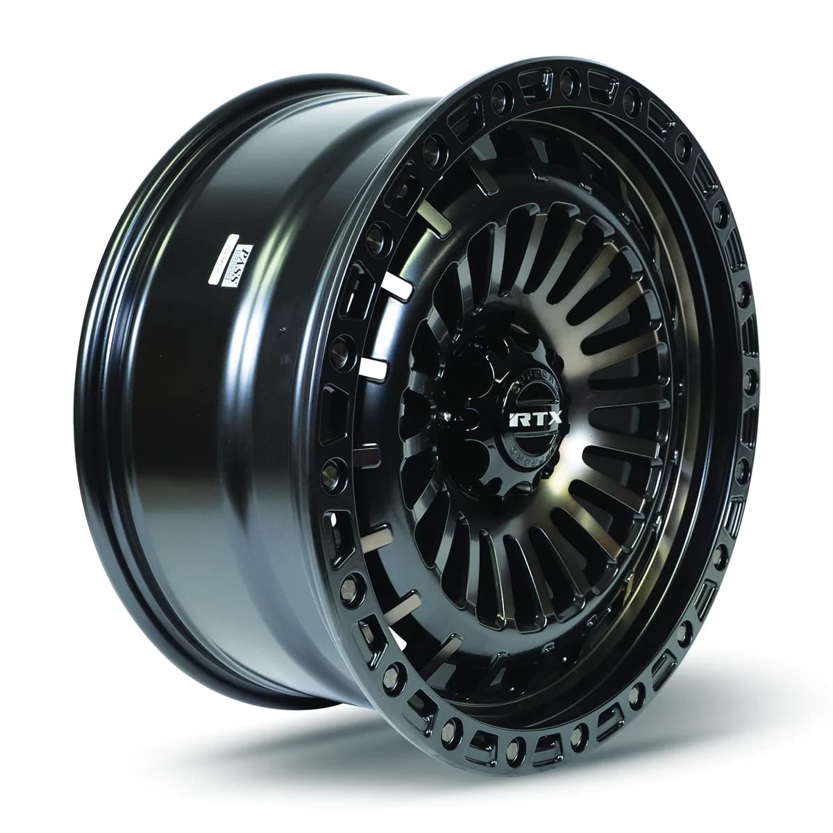 MOAB RTX Custom Wheel - 20x9, 0 Offset, 6x139.7 Bolt Pattern, 106.1mm Hub - Black with Machined Bronze Face Rim
