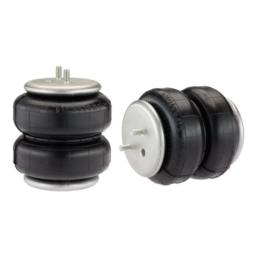 Firestone Ride-Rite Airide 2220 Rear Air Spring Kit fits 1994-2002 D/W 3500 Cab & Chassis w/o Factory Bed | Load Leveling Design | 5-100 PSI | Easy Installation