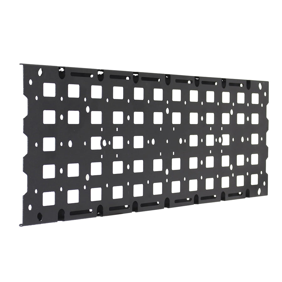 Go Rhino Plate Gear | Mild Steel, Textured Black | 5950020T | Fits Go Rhino SRM Series Roof Racks, CEROS Roof Racks, XRS Overlanding Xtreme Racks, & More