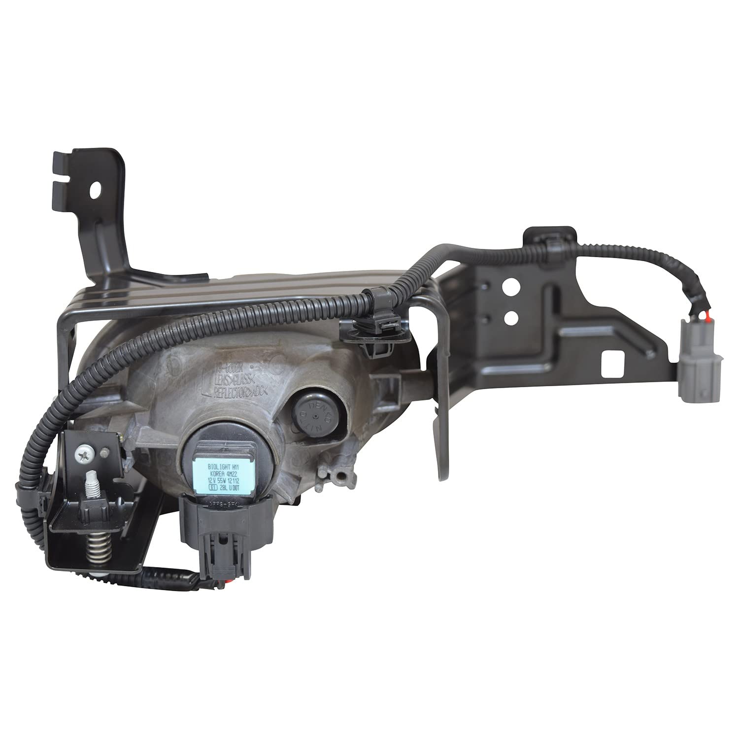 Left TYC Fog Light Assembly Compatible with 2011-2012 Honda Accord