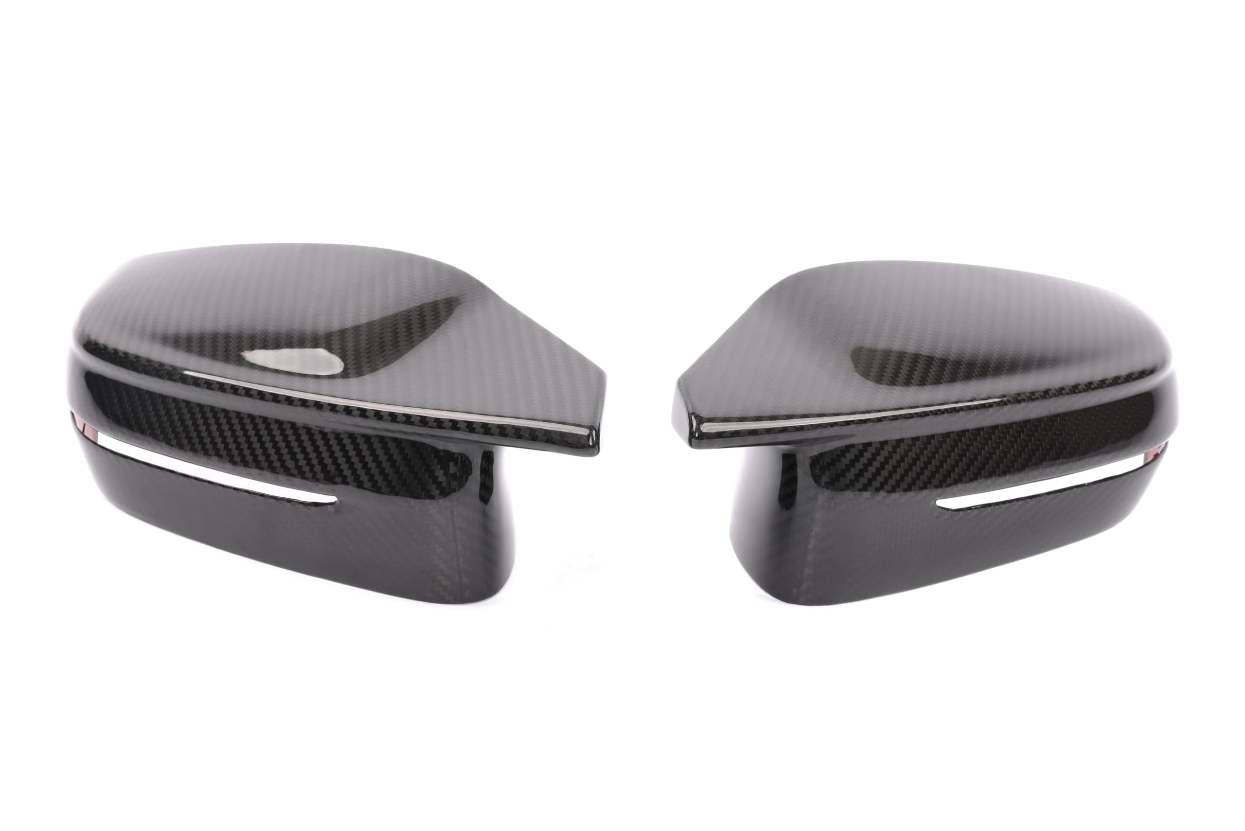 Dinan Mirror Cover Set D980-0033 - Gloss Twill Carbon Fiber