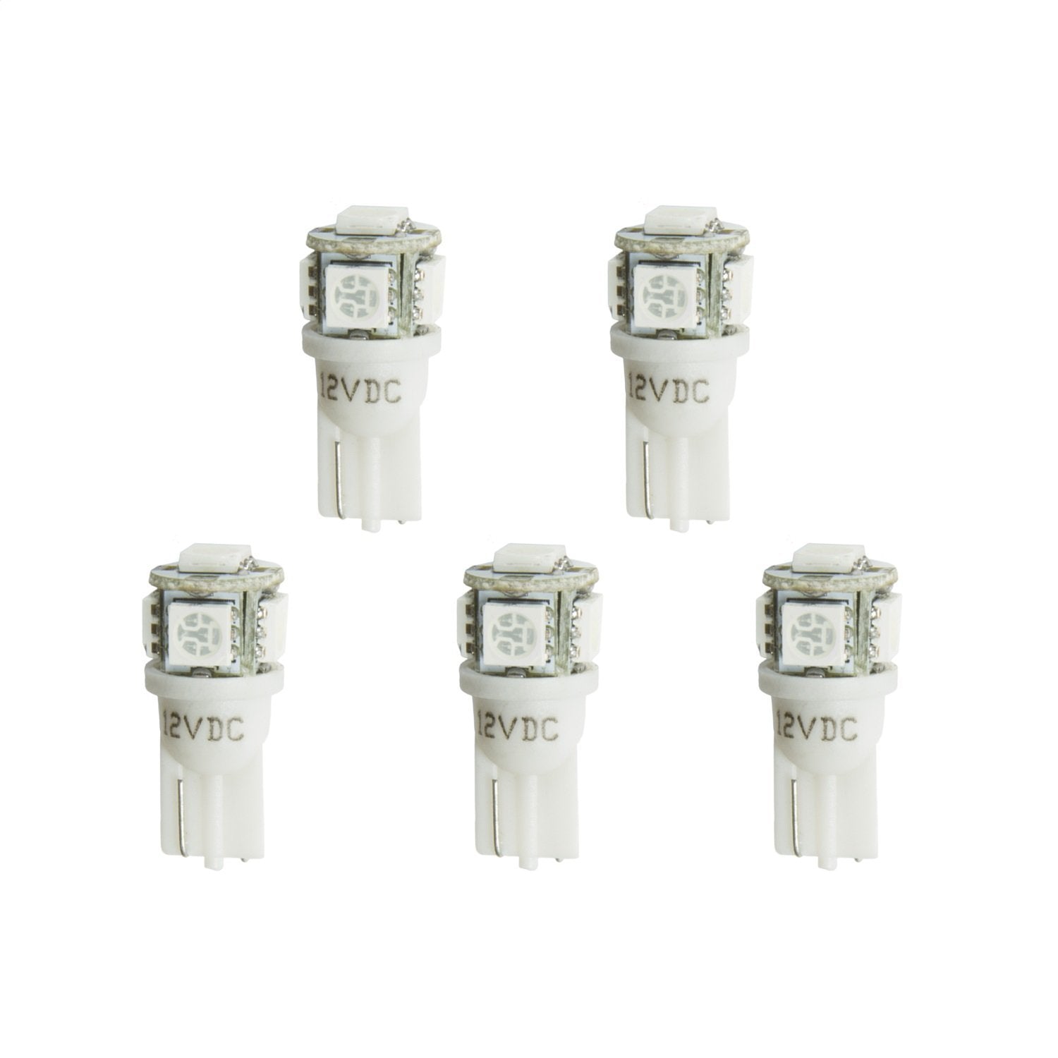 LED Bulb AUTO METER 3288-K, Replacement, T3 Wedge, White, 5 Pack