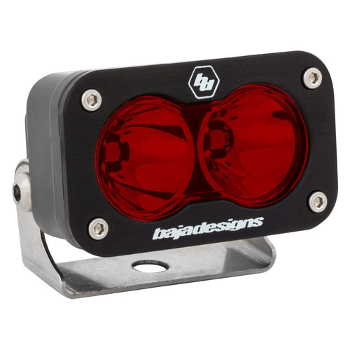 Baja Designs Universal S2 Sport LED Spot Light (Spot; Red Lens)