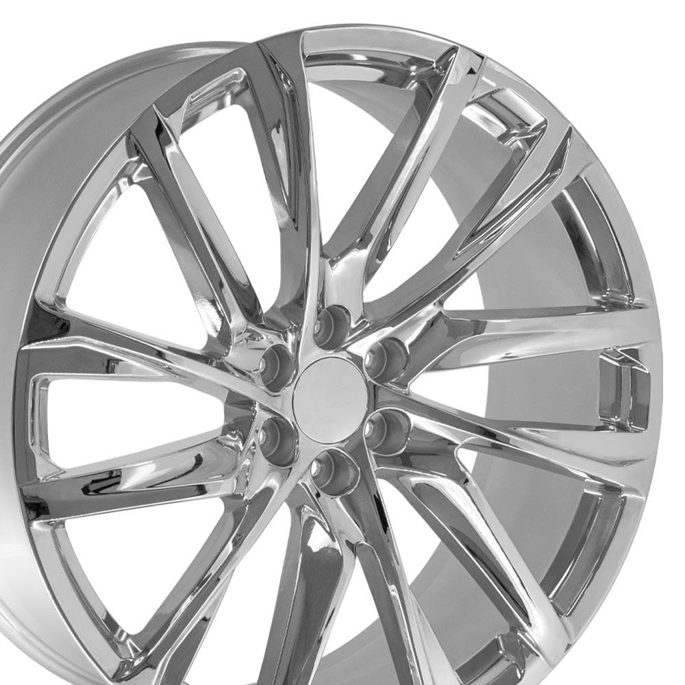 26 Inch OE Wheels Rim Fits Escalade Style 6x139.7 26x10 Chrome - Hollander 4875 (1)