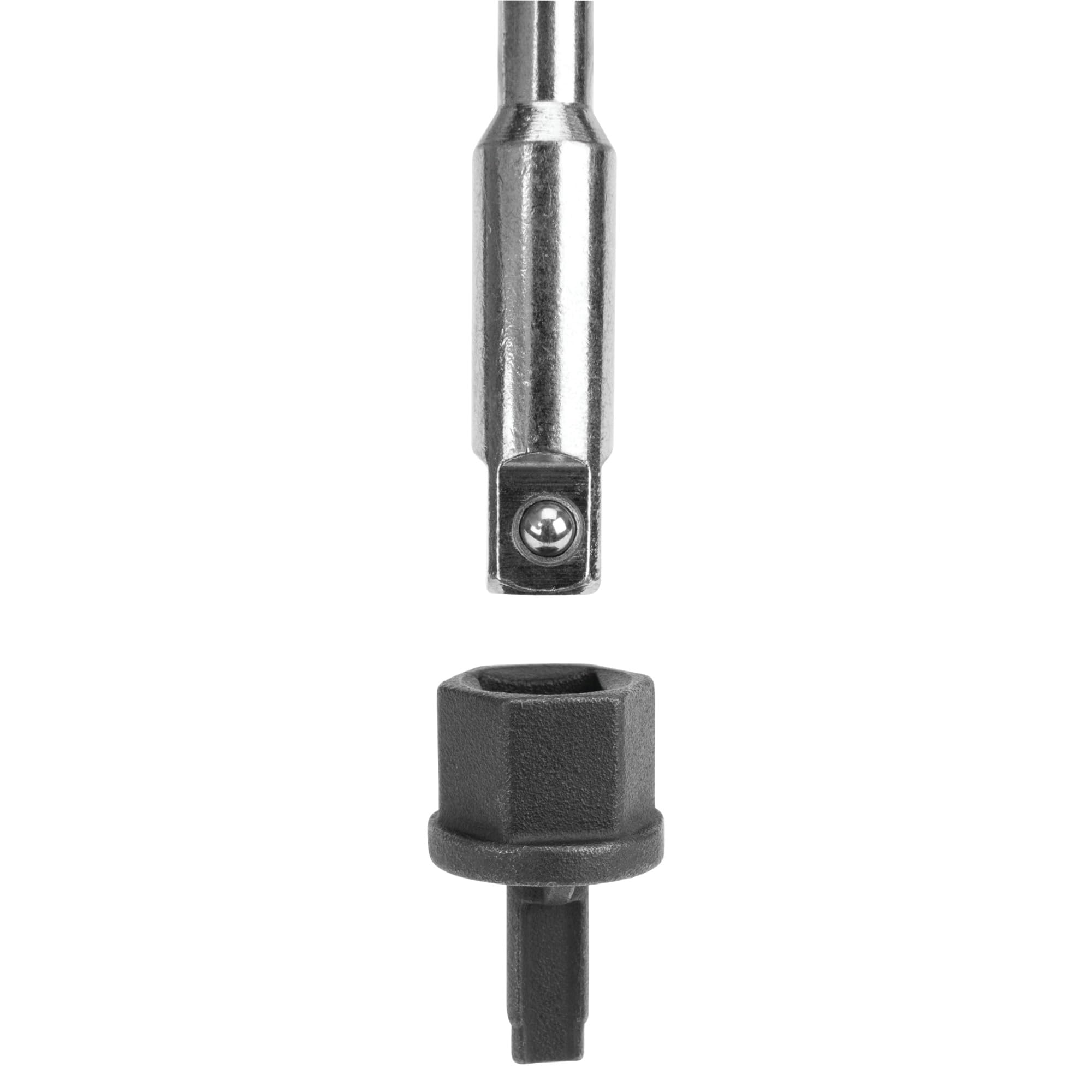 Performance Tool Plastic W54298 Oil Drain Plug Remover - Easily Remove Stripped or Rounded Oil Drain Plugs with Durable and Lightweight Tool