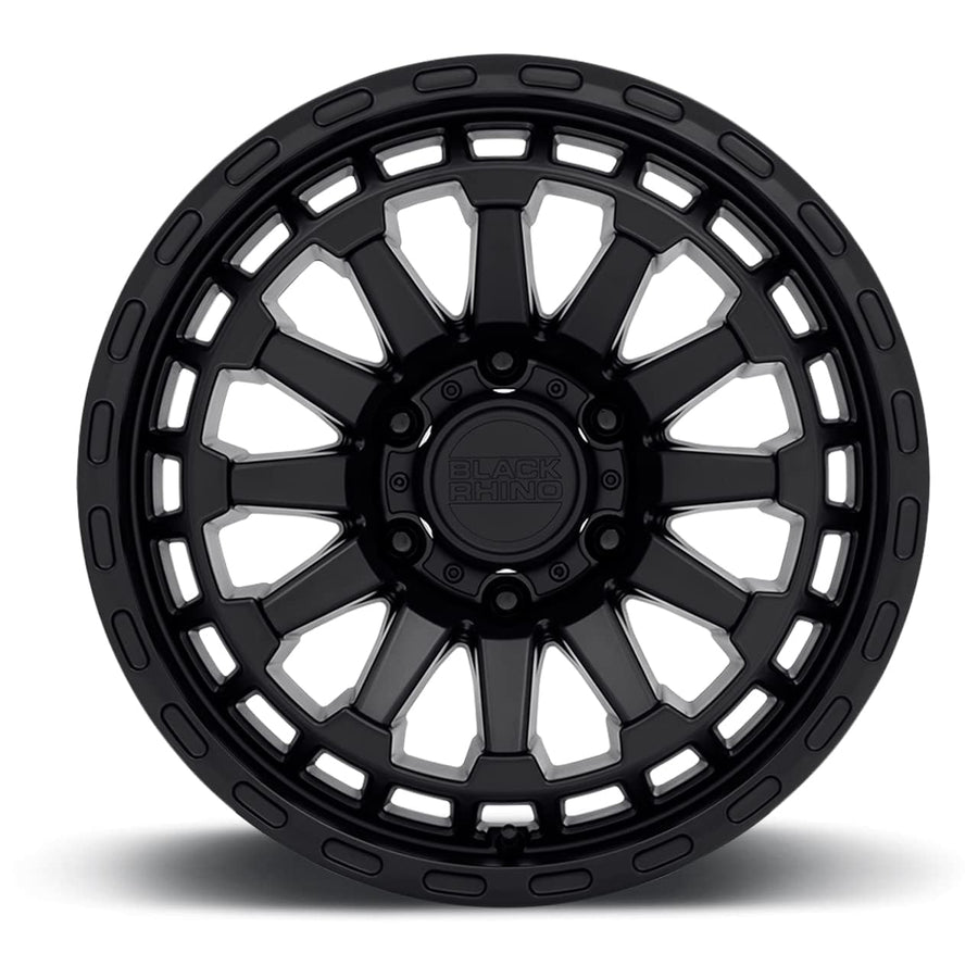 RAID Black Rhino Hard Alloys 17X8.5, 6X5.5, 4.04, -18mm MATTE BLACK - 1785RAD-86140M12