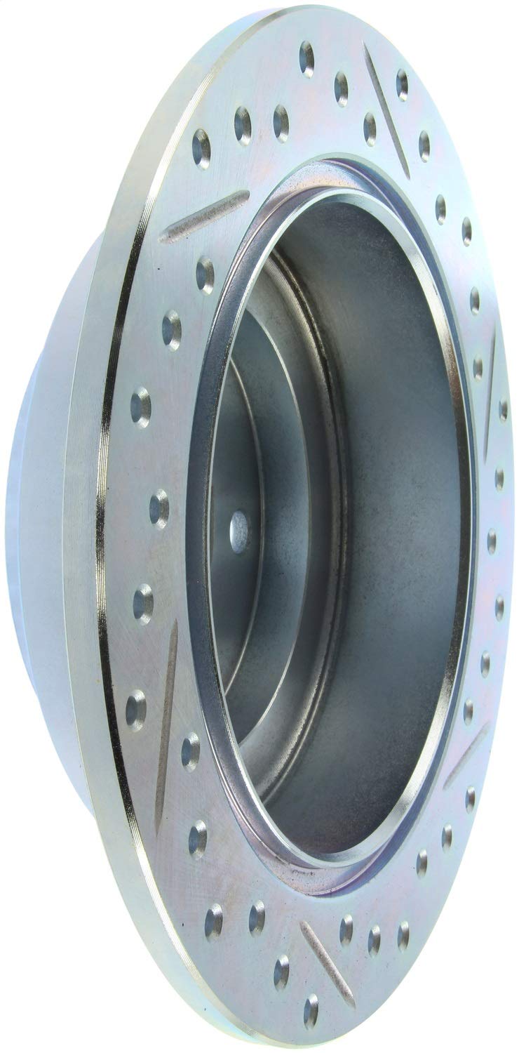 StopTech 227.47011R Brake Rotor Select Sport Drilled and Slotted; Rear Right